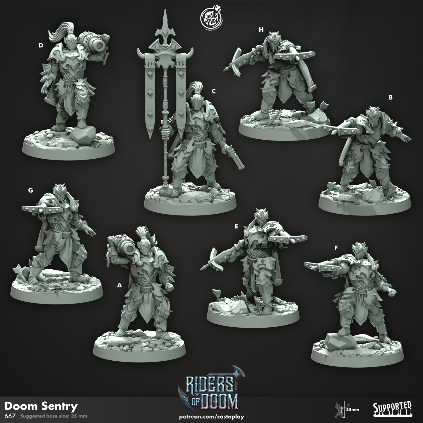 Doom Sentry - Riders of Doom | Cast N Play | Resin