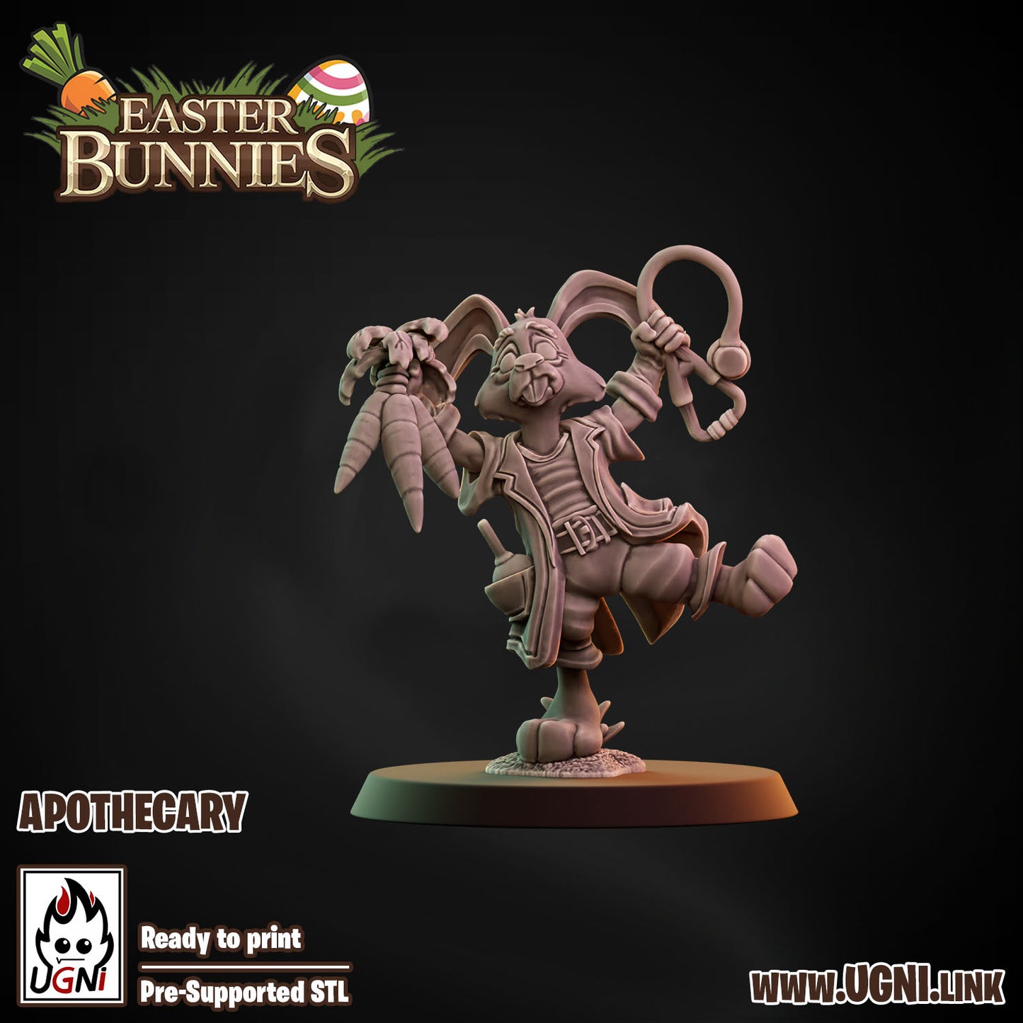 Easter Bunnies Team - Apothecary | UGNI Miniatures | Resin