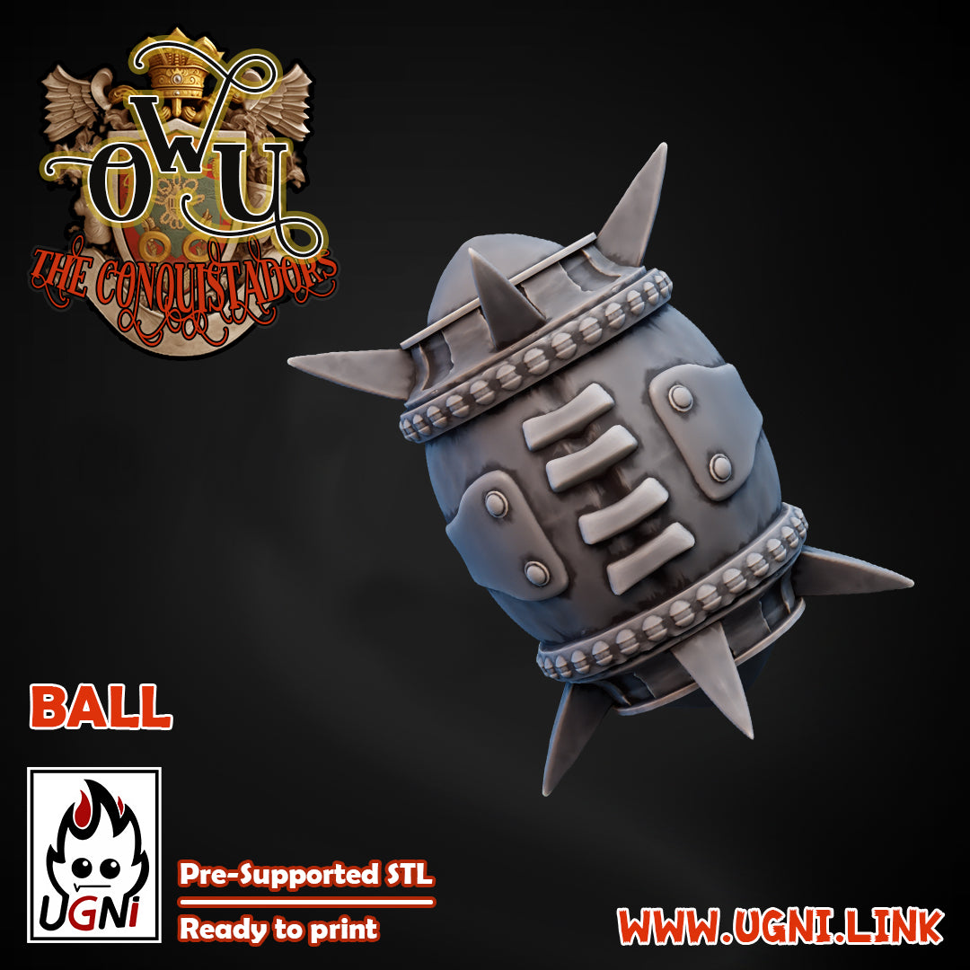 Conquistadors Balls (2pcs) | UGNI Miniatures | Resin