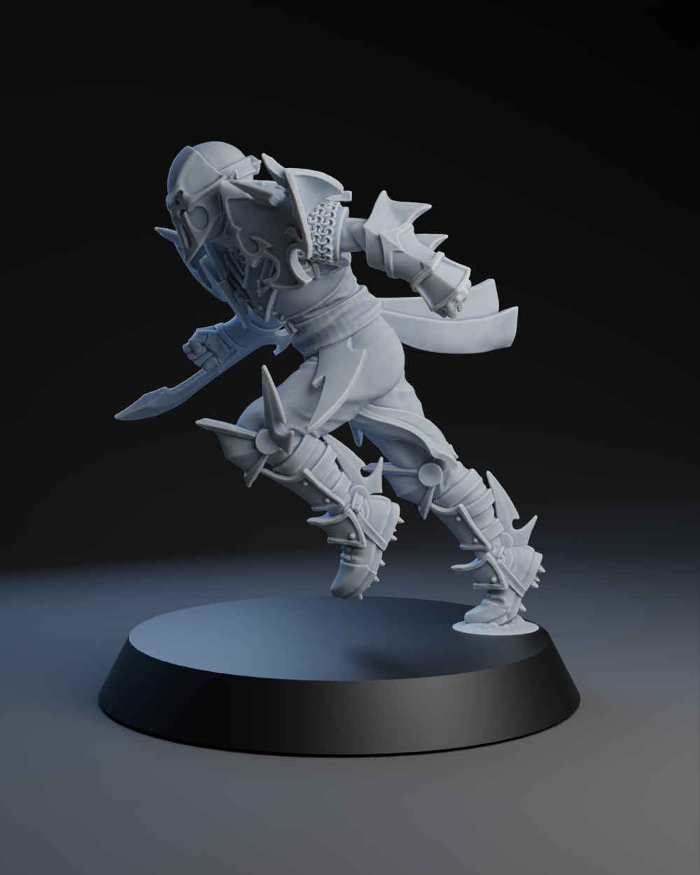 Dark Elves Team - Blitzer 02 | Brutefun Miniatures | Resin