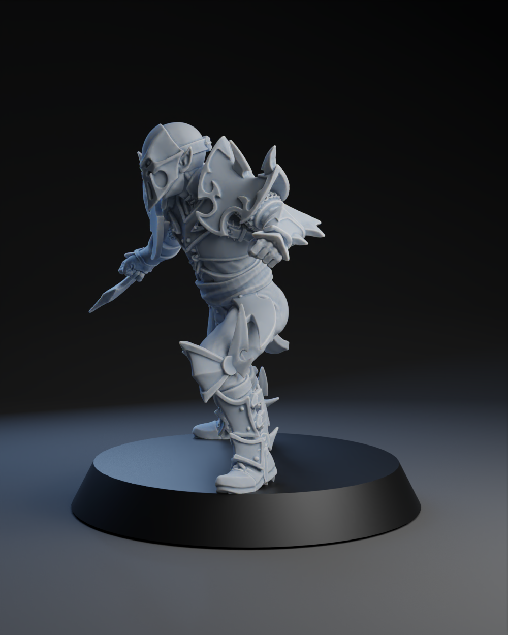 Dark Elves Team - Blitzer 04 | Brutefun Miniatures | Resin