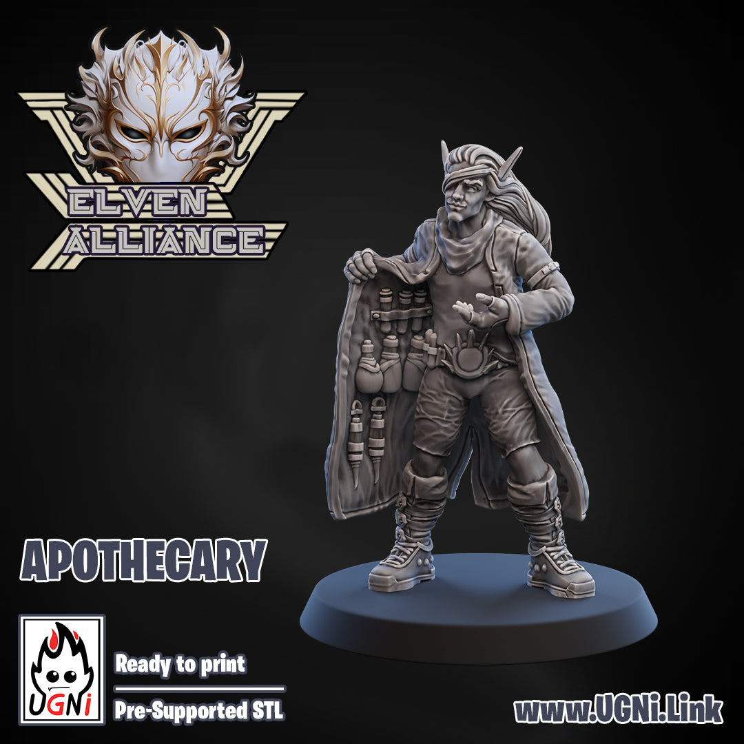 Elven Alliance - Apothecary | UGNI Miniatures | Resin