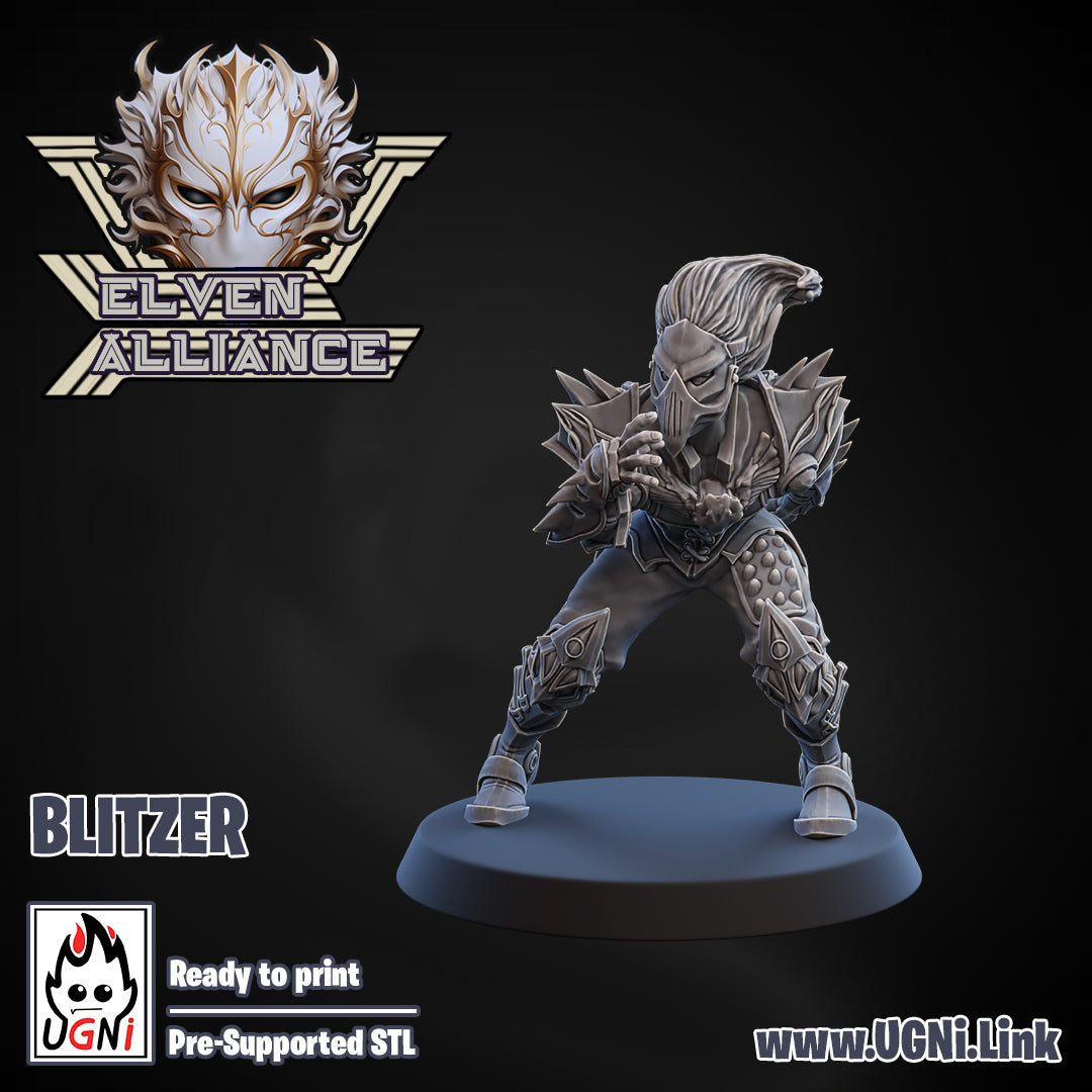 Elven Alliance - Blitzer 02 | UGNI Miniatures | Resin