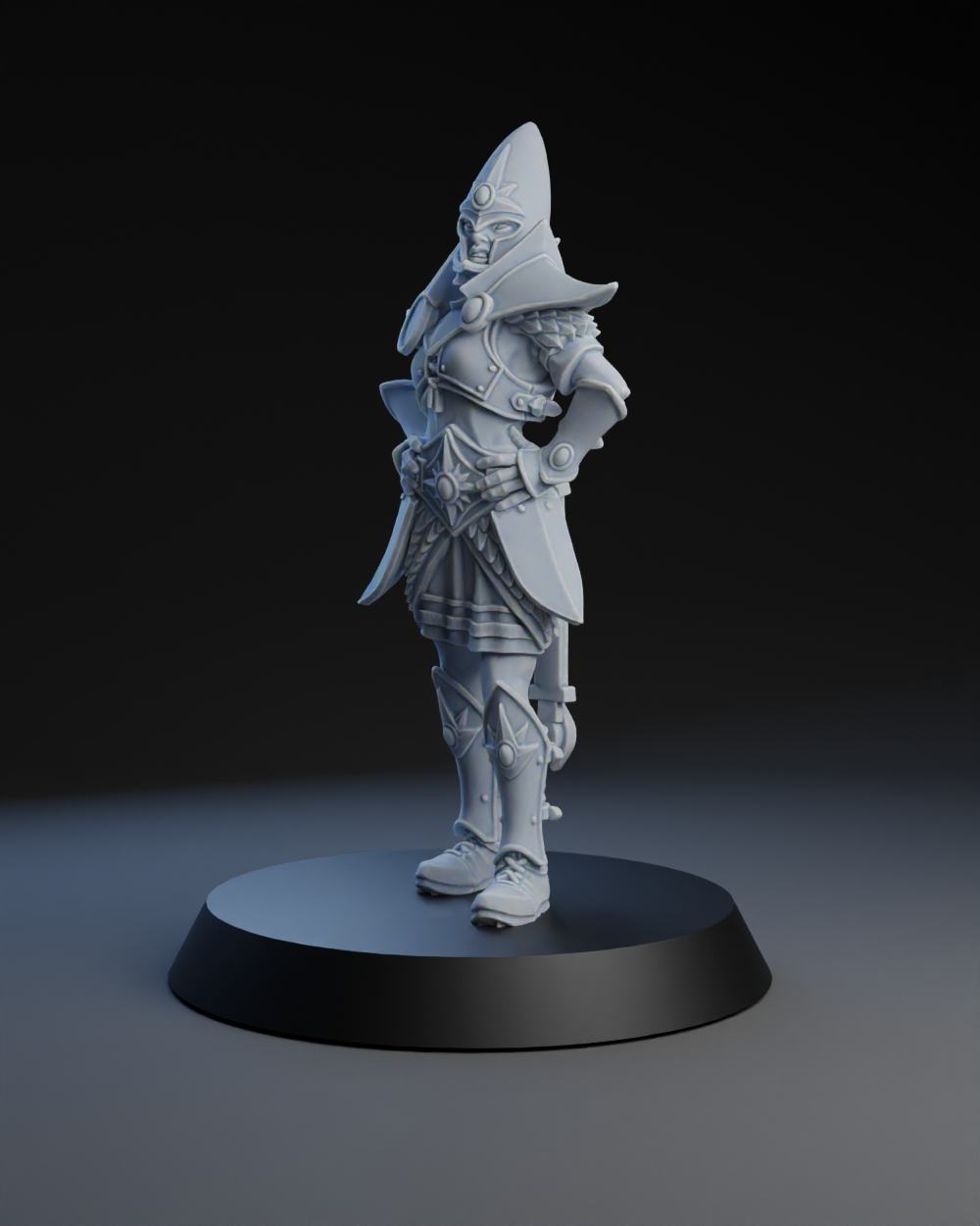 Elven Nobles - Lineman 06 | Brutefun Miniatures | Resin
