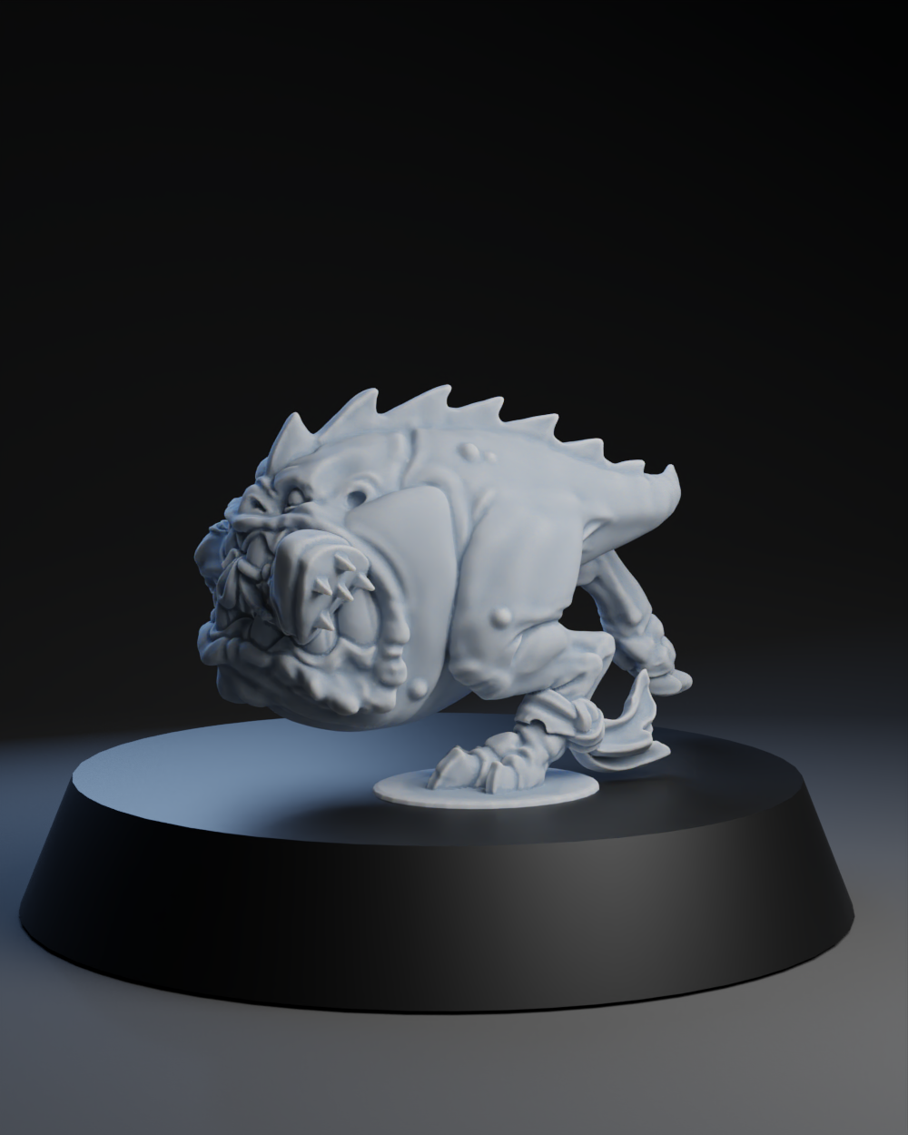 Snottingham Skwurtz Team - Fungus Runner 02 | Brutefun Miniatures | Resin