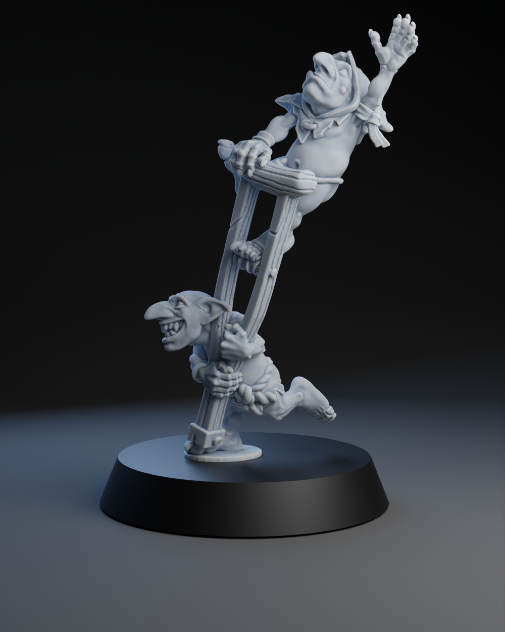 Snottingham Skwurtz Team - Runt Stilts 02 | Brutefun Miniatures | Resin