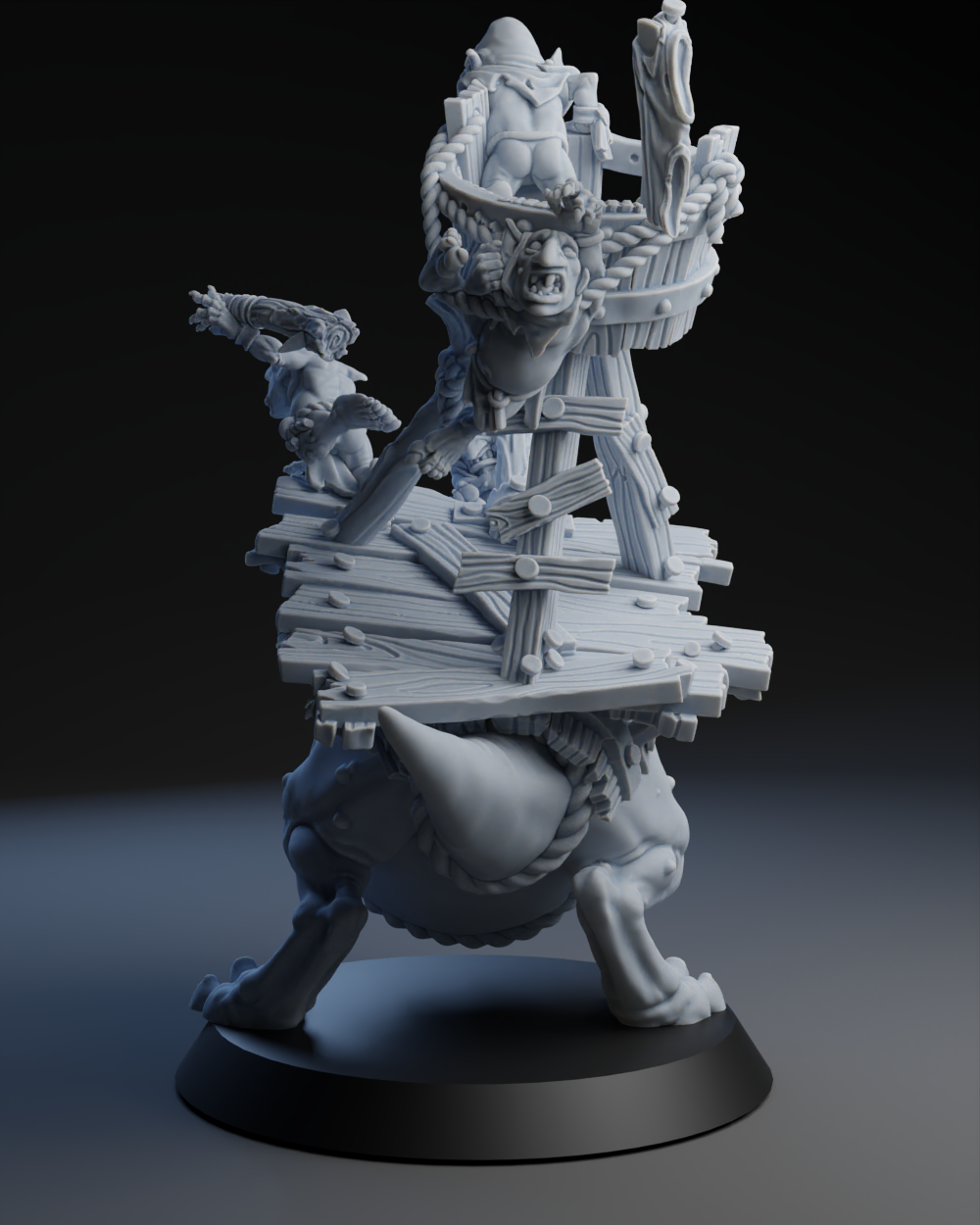 Snottingham Skwurtz Team - Wagon 02 | Brutefun Miniatures | Resin