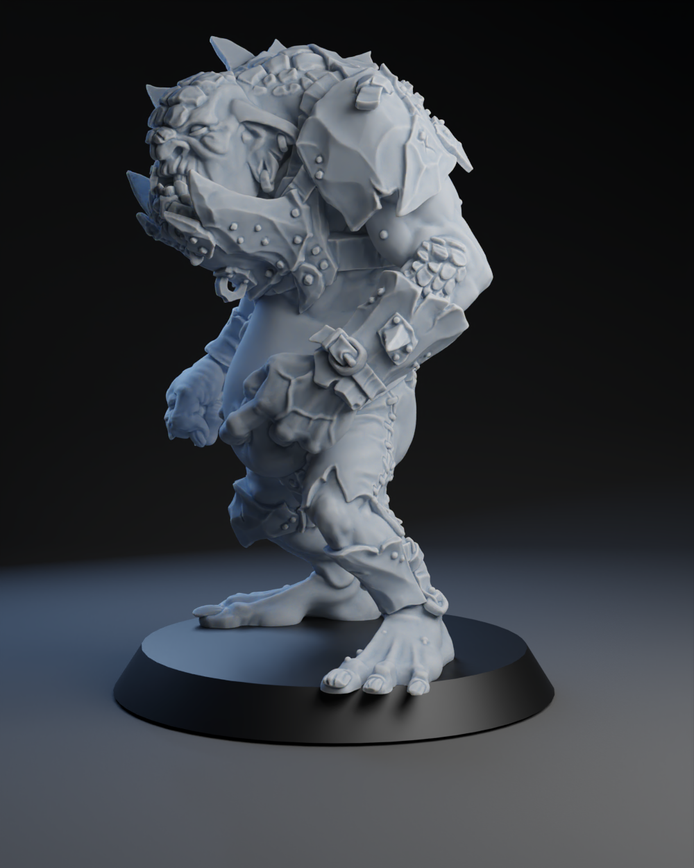 Pig Iron Pummelers Team - Troll | Brutefun Miniatures | Resin