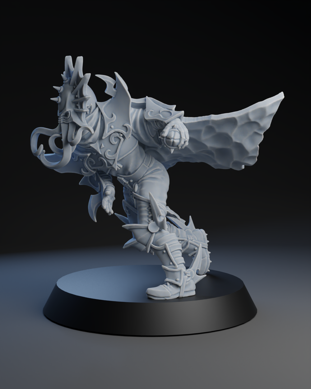 Dark Elves Team - Star Player | Brutefun Miniatures | Resin