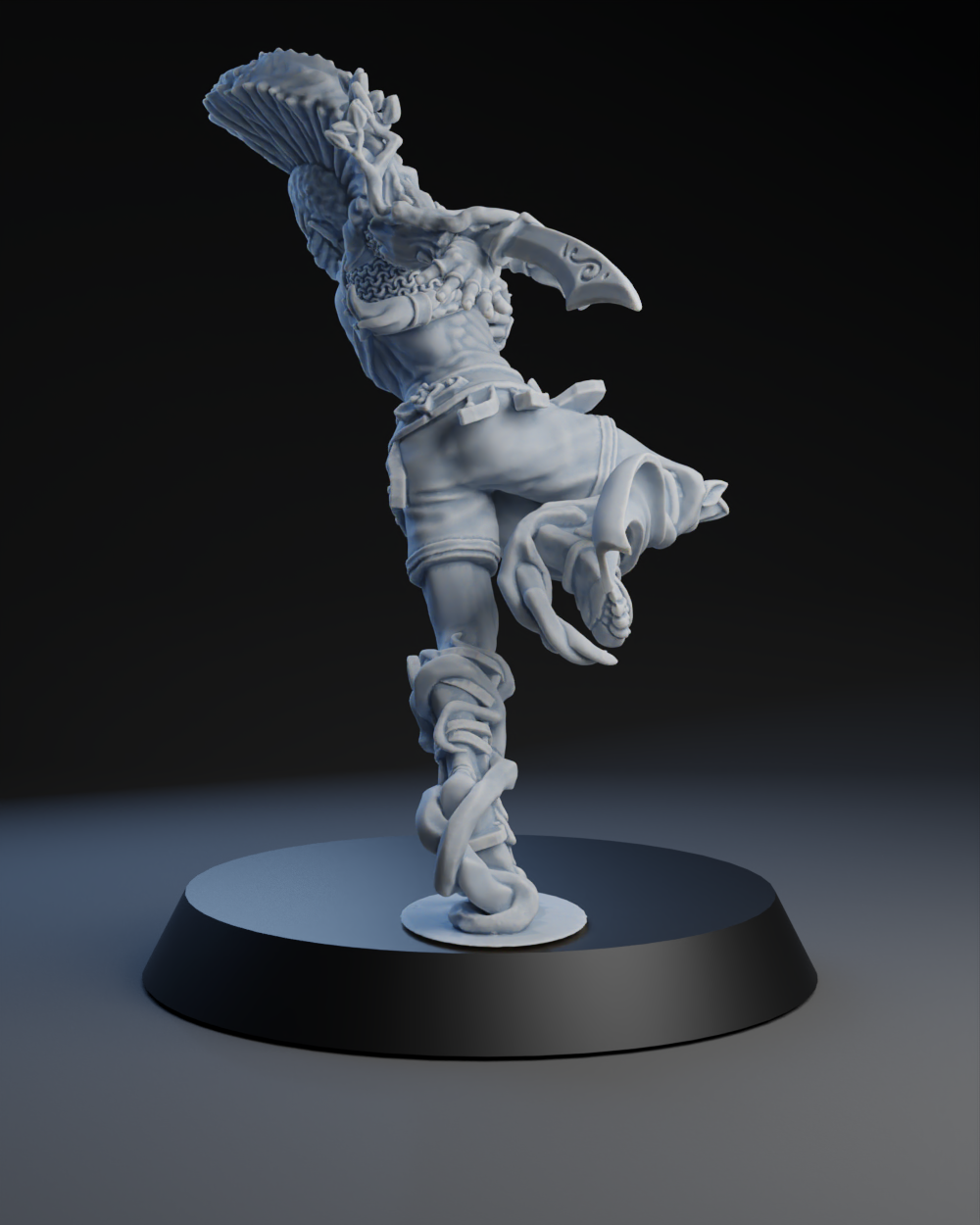 Star Player - War Dancer | Brutefun Miniatures | Resin