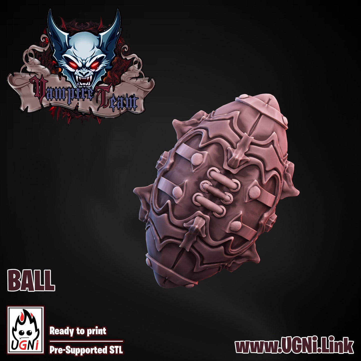 Vampire Team - Team Balls (2pcs) | UGNI Miniatures | Resin