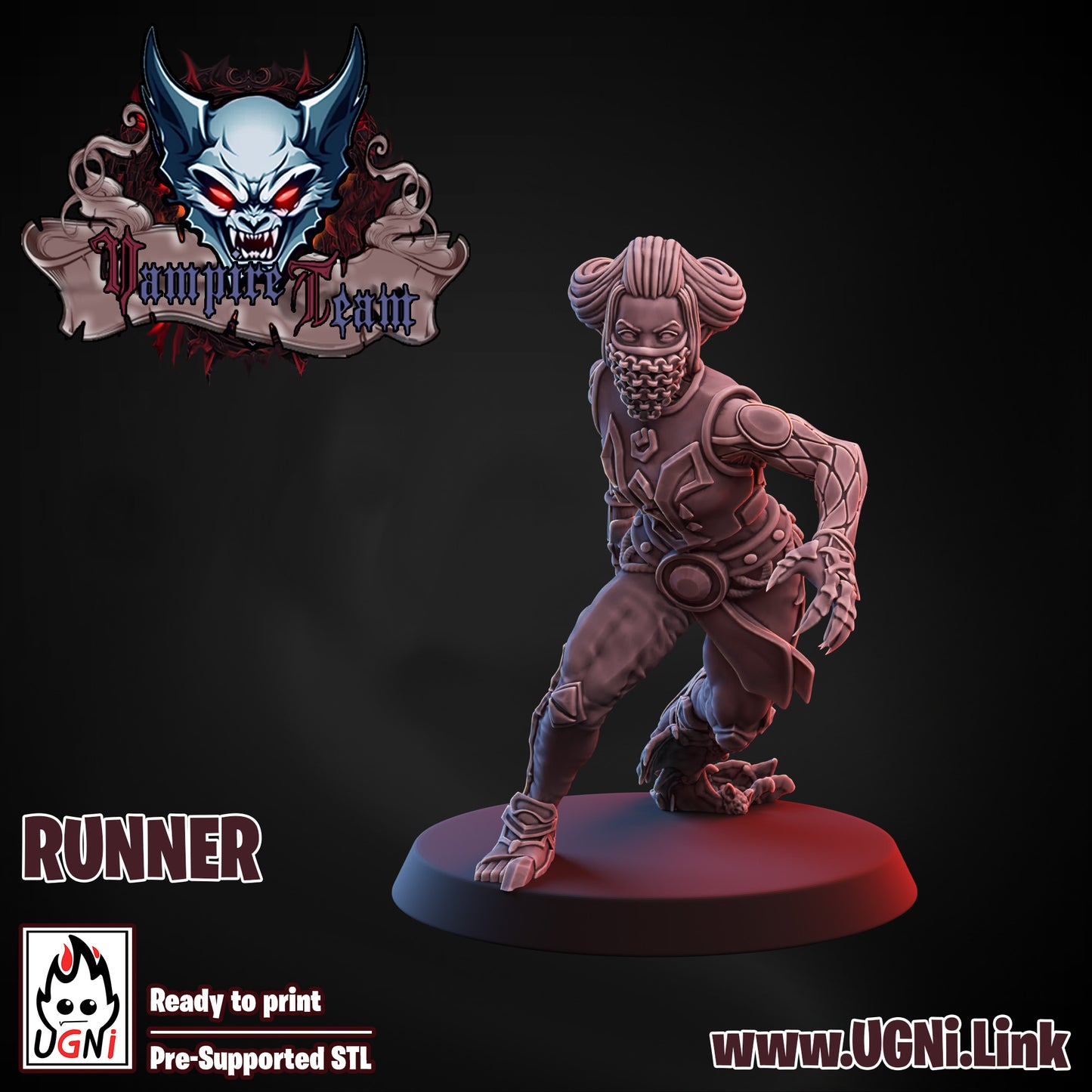 Vampire Team - Runner 02 | UGNI Miniatures | Resin