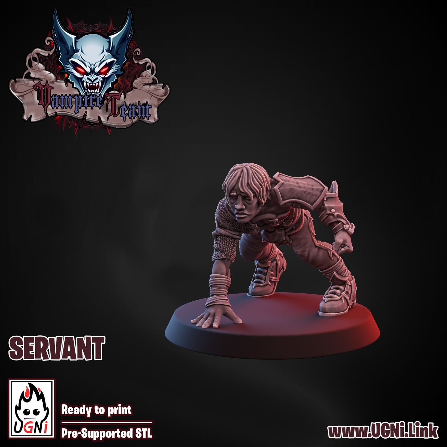 Vampire Team - Servant 01 | UGNI Miniatures | Resin