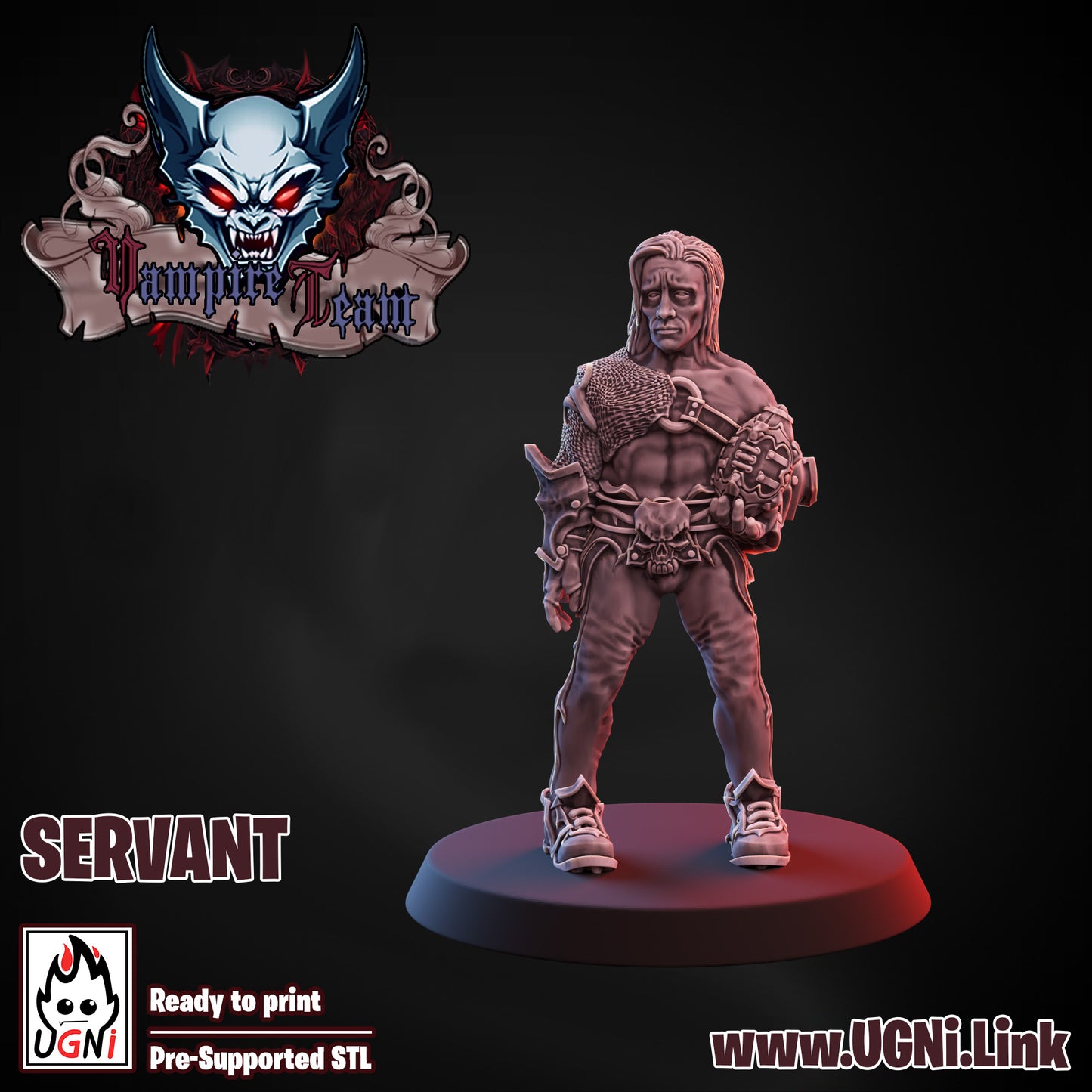 Vampire Team - Servant 04 | UGNI Miniatures | Resin