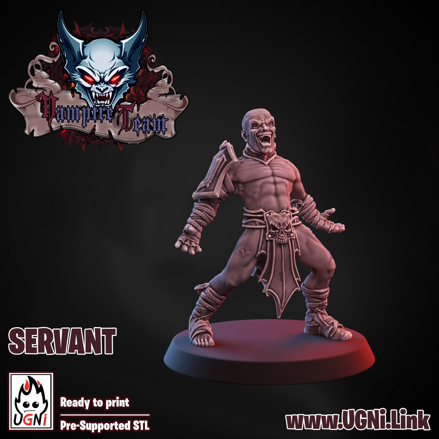 Vampire Team - Servant 05 | UGNI Miniatures | Resin