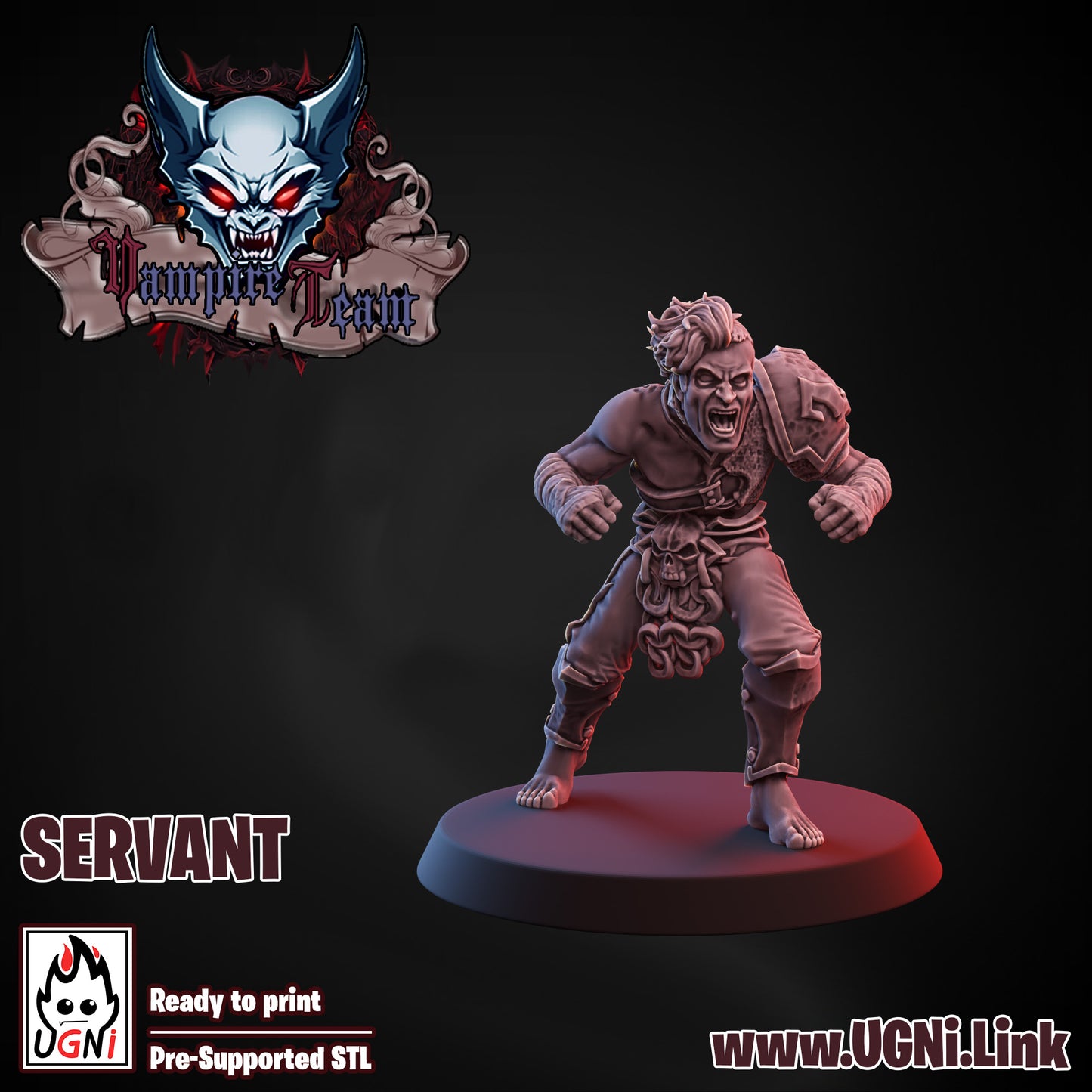 Vampire Team - Servant 08 | UGNI Miniatures | Resin