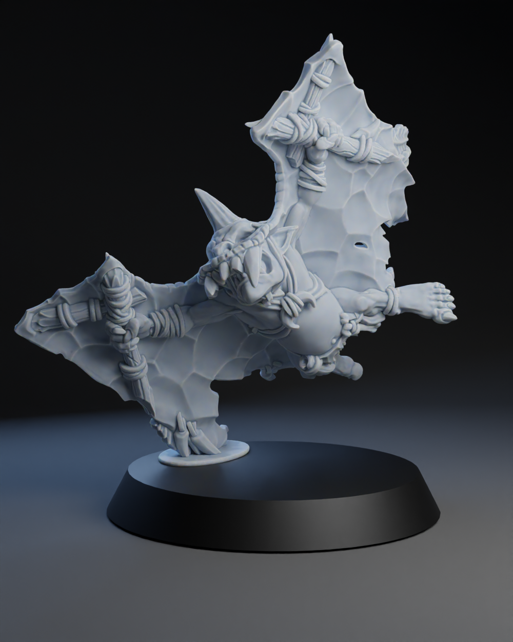 Kretaceous Krumpaz (Wild Orcs) Team - Wild Glider | Brutefun Miniatures | Resin