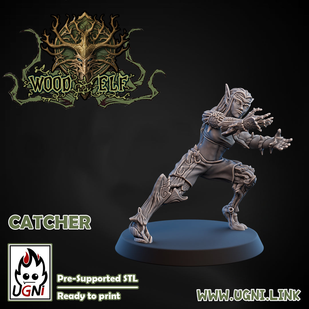 Wood Elf - Catcher 04 | UGNI Miniatures | Resin