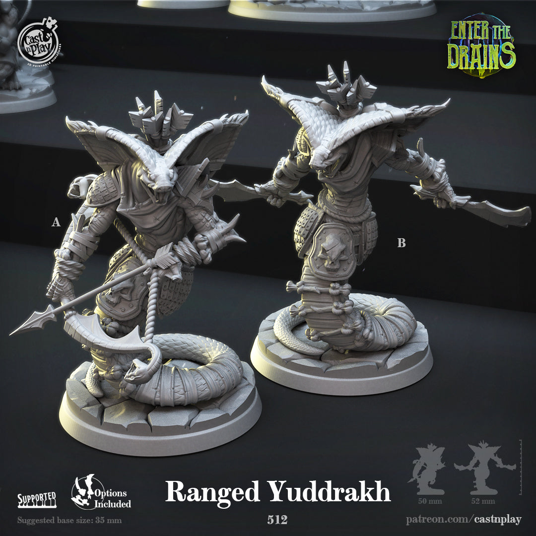 Ranged Yuddrakh - Enter the Drains | Cast N Play | Resin