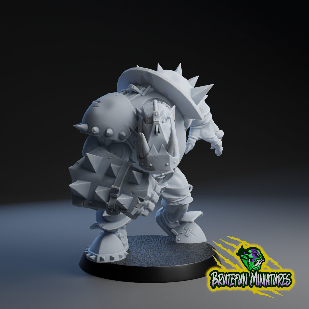 Black Orcs Team - Individual Models | Brutefun Miniatures | Resin