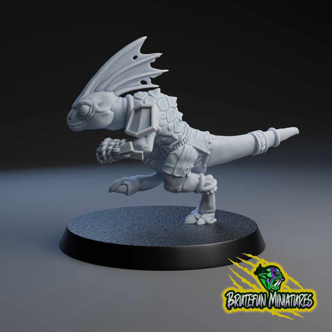 Lizardmen Team - Individual Models | Brutefun Miniatures | Resin