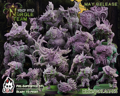 Swamp Norgles Team - Swamp Norgles | UGNI Miniatures | Resin