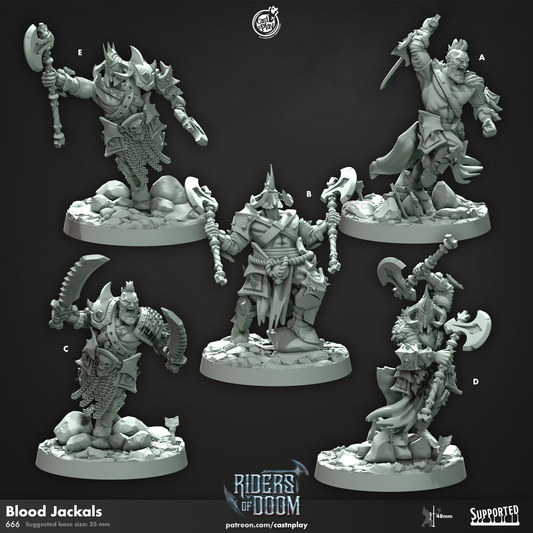 Blood Jackals - Riders of Doom | Cast N Play | Resin