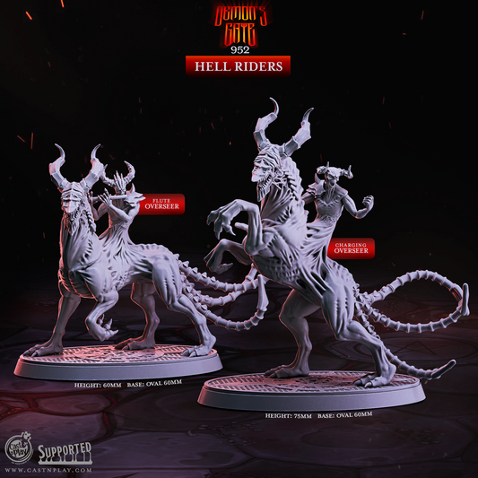 Hell Riders - Demon's Gate | Cast N Play | Resin