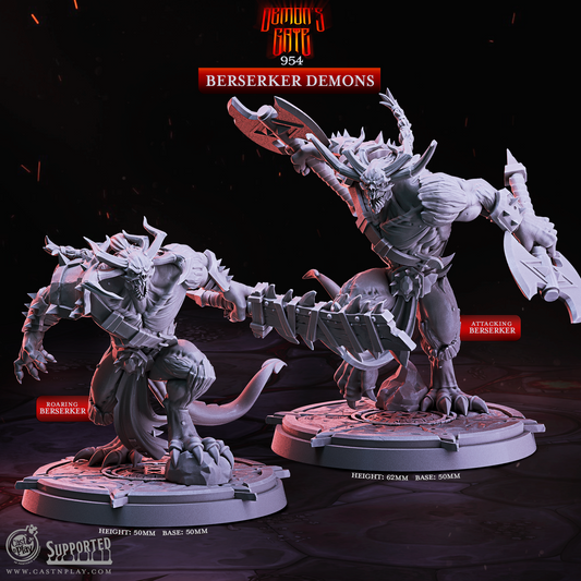 Beserker Demons - Demon's Gate | Cast N Play | Resin