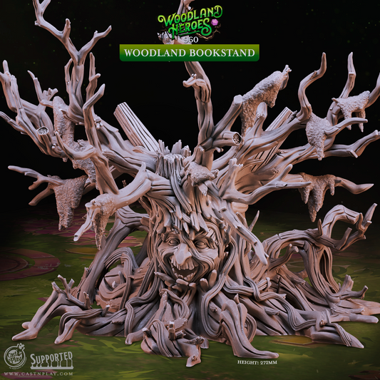 Woodland Bookstand - Woodland Heroes | Cast N Play | Resin