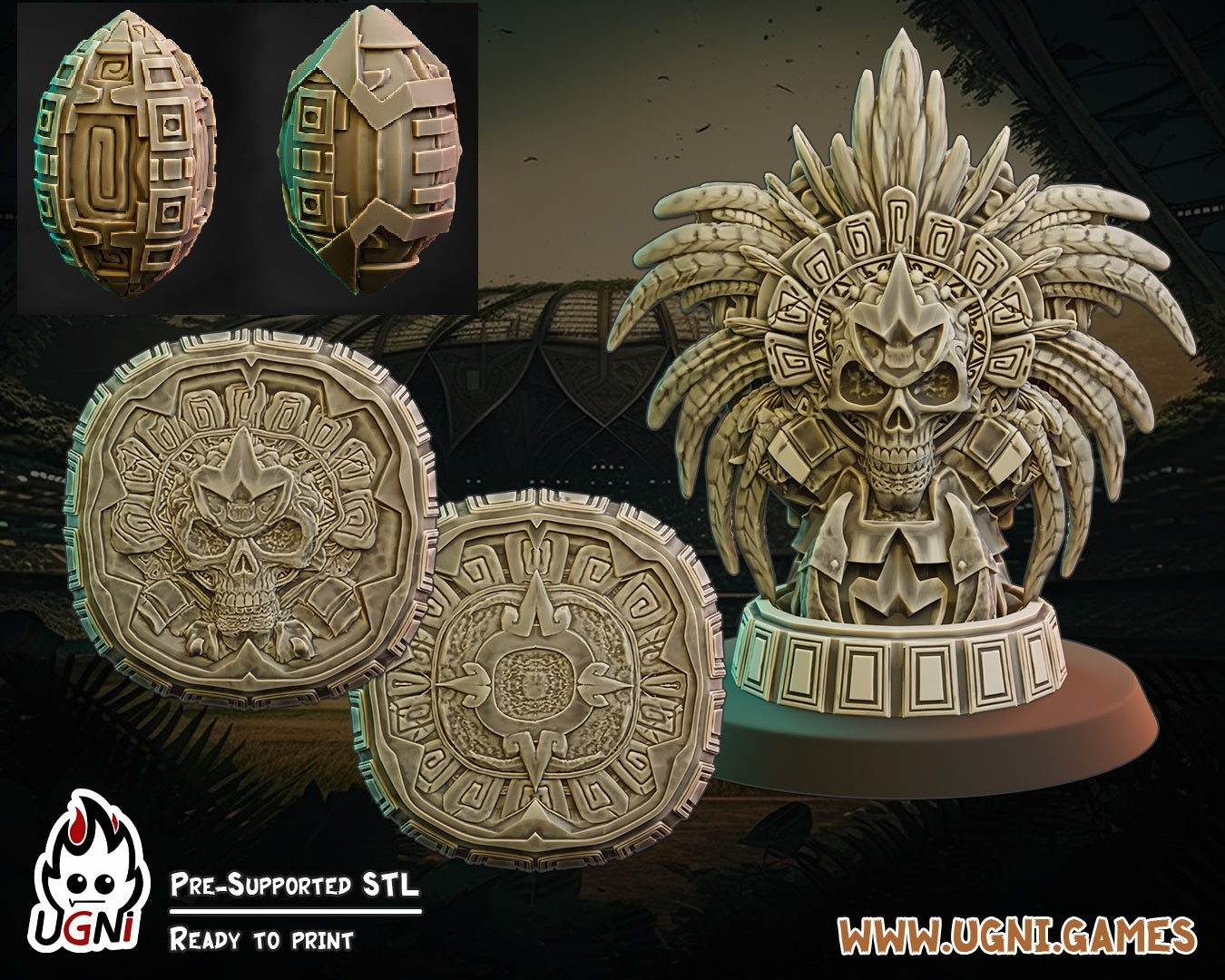 Amazons Team - Amazon | UGNI Miniatures | Resin