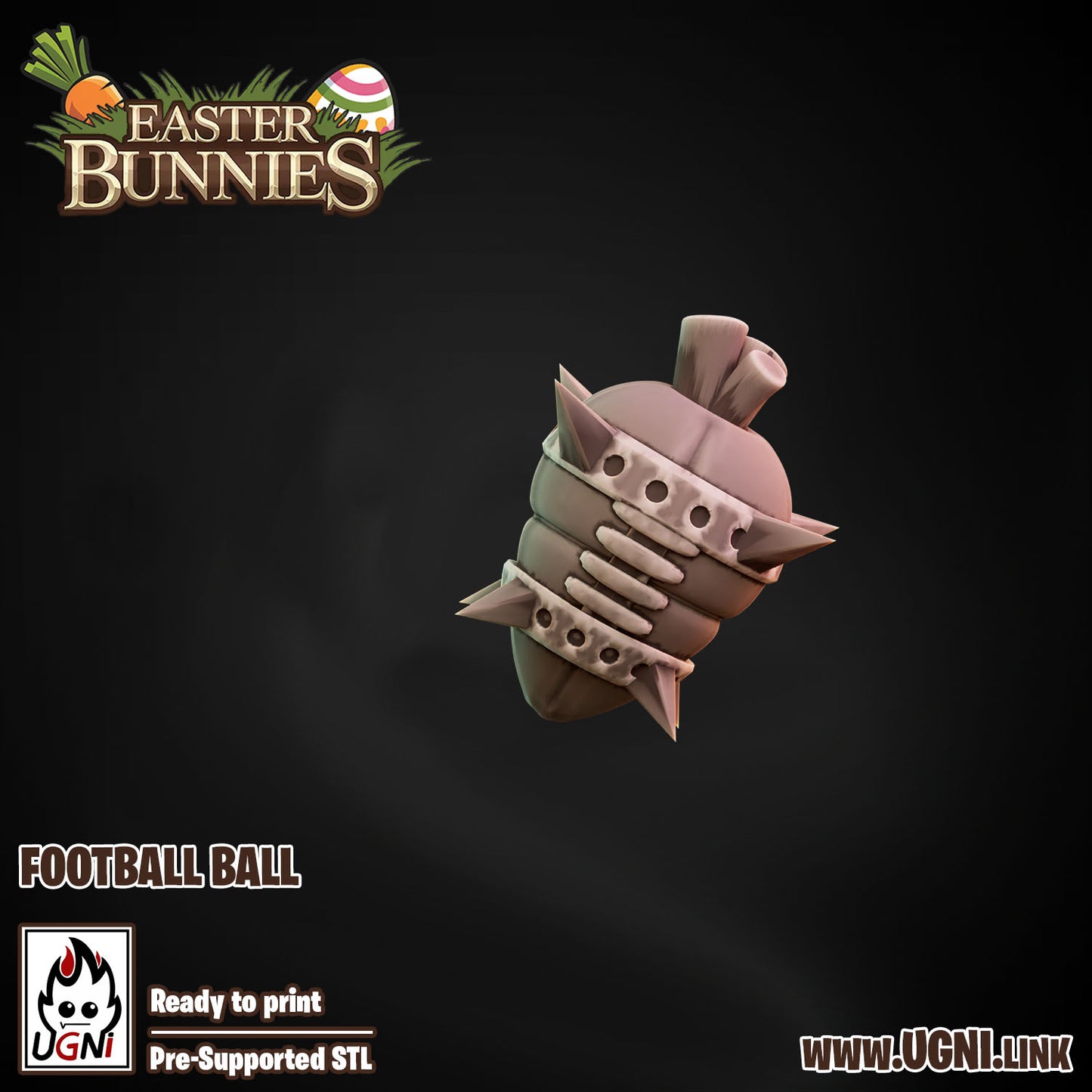 Easter Bunnies Team - Team Balls (3pcs) | UGNI Miniatures | Resin