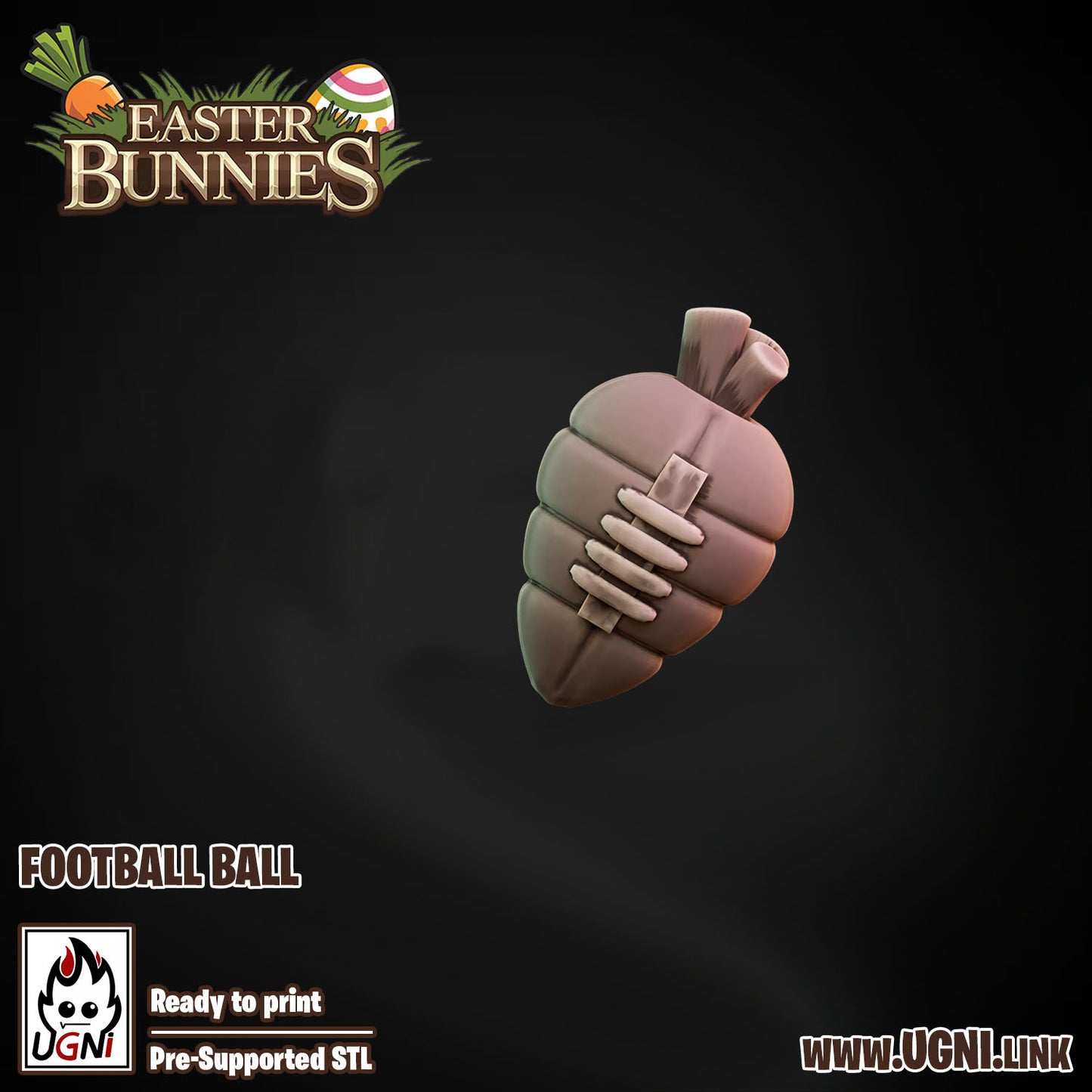 Easter Bunnies Team - Team Balls (3pcs) | UGNI Miniatures | Resin