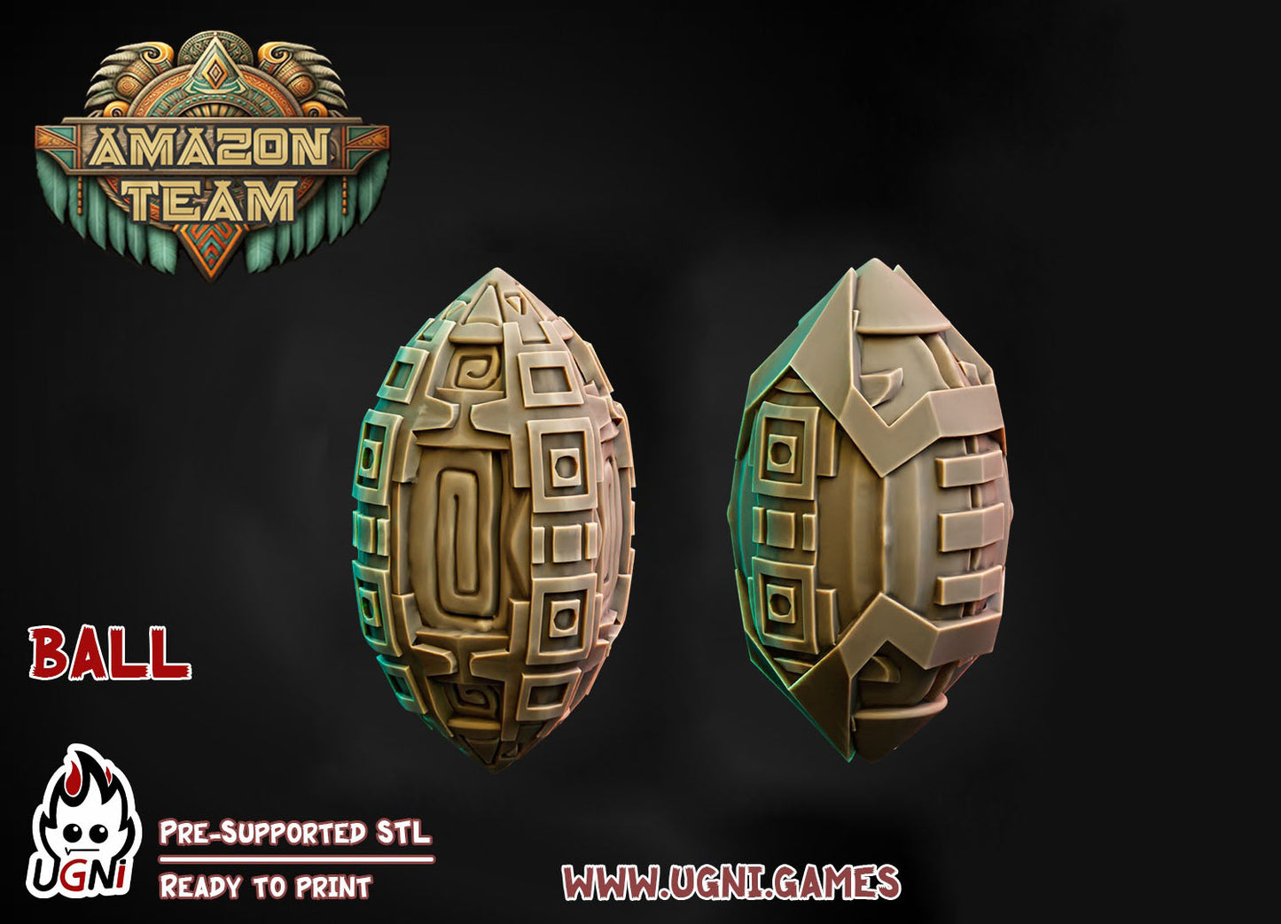 Amazons Team - Amazon | UGNI Miniatures | Resin