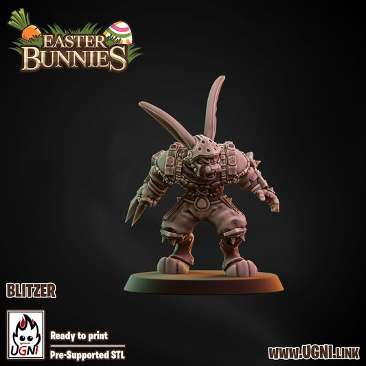 Easter Bunnies Team - Blitzer 02 | UGNI Miniatures | Resin