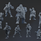 Chivalric Crushers Knights Team - Full Team (18 models) | Brutefun Miniatures | Resin