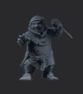 Chivalric Crushers Knights Team - Halfling 2 | Brutefun Miniatures | Resin