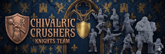 Chivalric Crushers Knights Team - Full Team (18 models) | Brutefun Miniatures | Resin