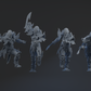 Dark Elves Team - Blitzers (4 models) | Brutefun Miniatures | Resin