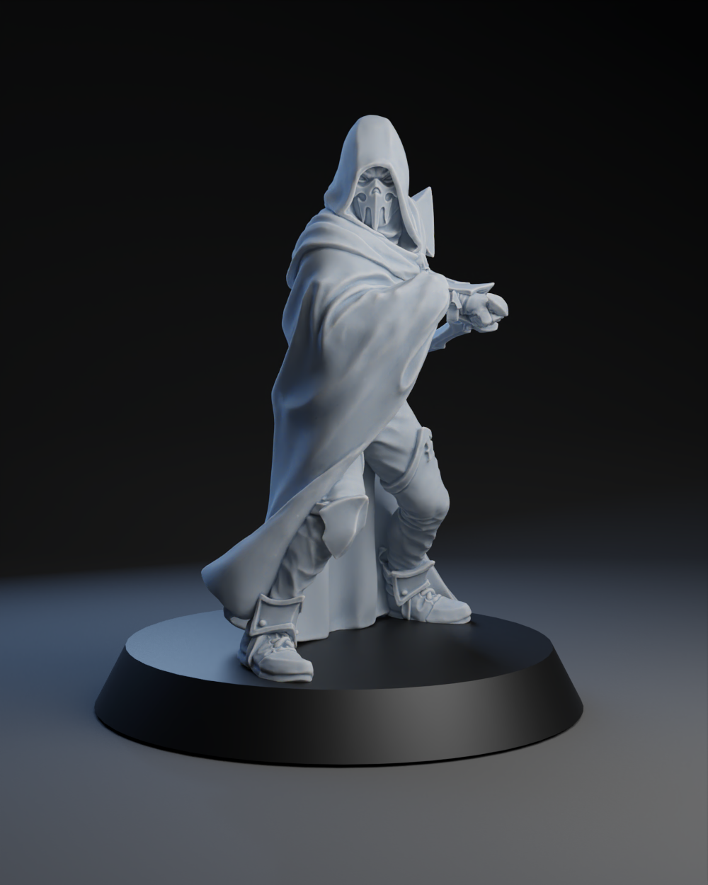 Dark Elves Team - Assassin 01 | Brutefun Miniatures | Resin