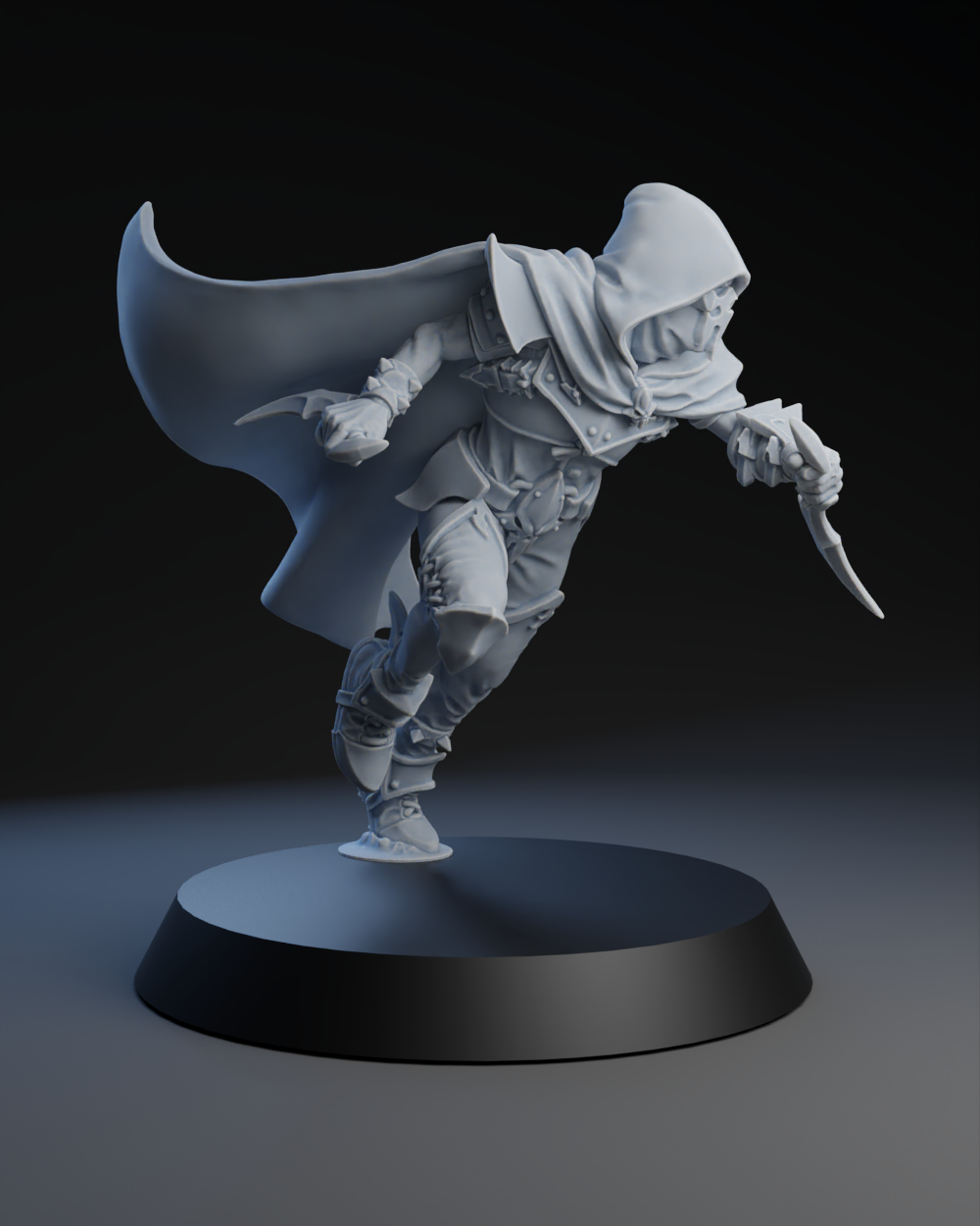 Dark Elves Team - Assassin 02 | Brutefun Miniatures | Resin