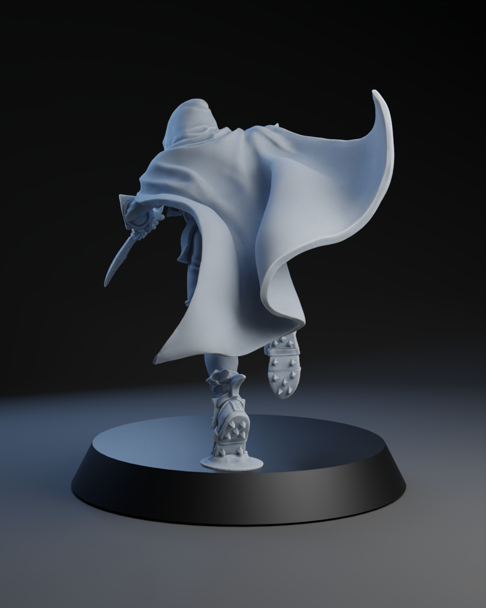 Dark Elves Team - Assassins (2 models) | Brutefun Miniatures | Resin