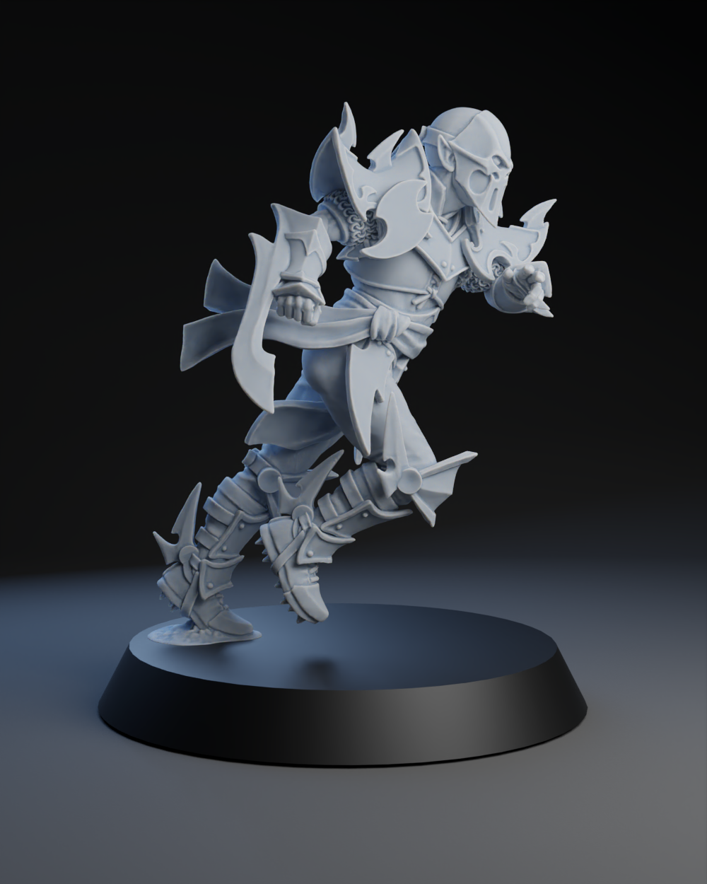 Dark Elves Team - Blitzers (4 models) | Brutefun Miniatures | Resin