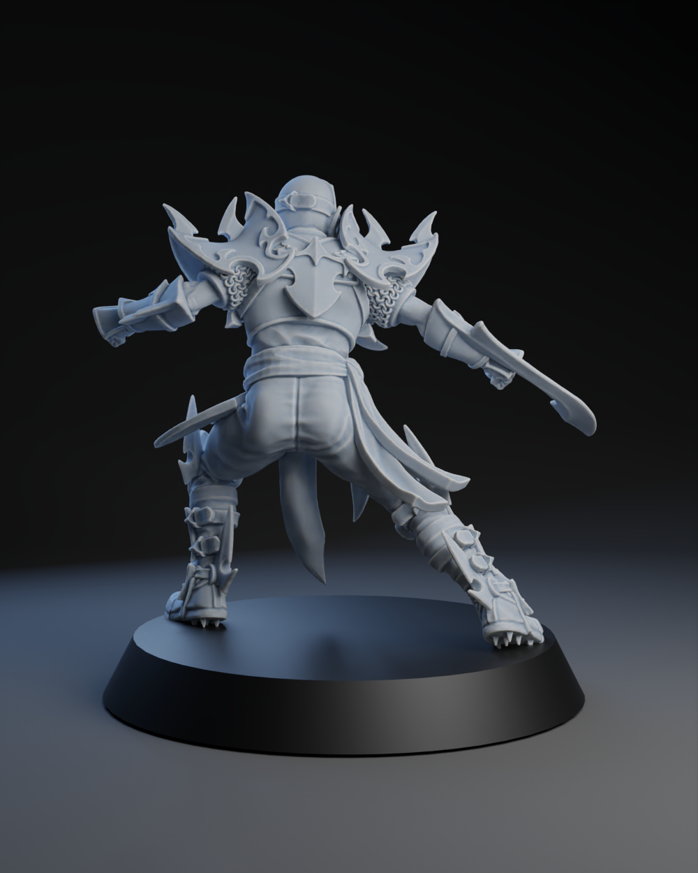Dark Elves Team - Blitzer 04 | Brutefun Miniatures | Resin