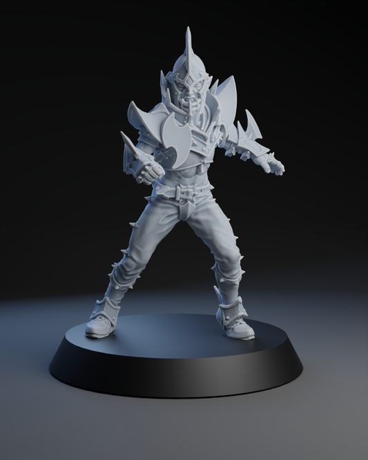 Dark Elves Team - Lineman 01 | Brutefun Miniatures | Resin