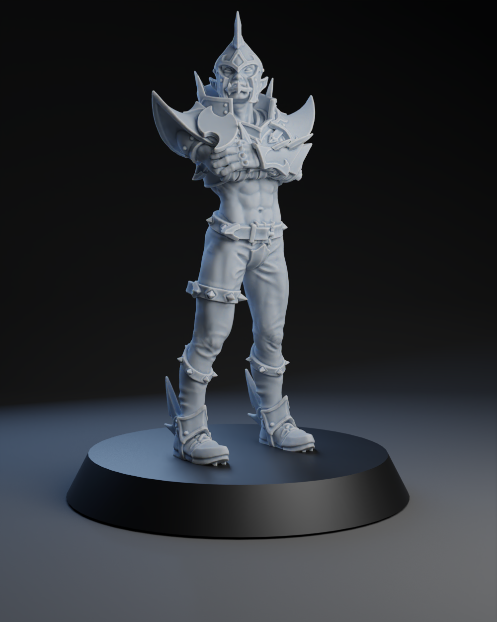 Dark Elves Team - Lineman 02 | Brutefun Miniatures | Resin