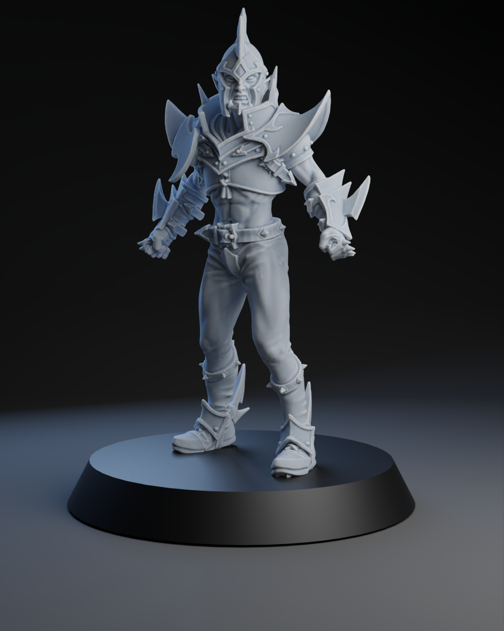 Dark Elves Team - Lineman 03 | Brutefun Miniatures | Resin
