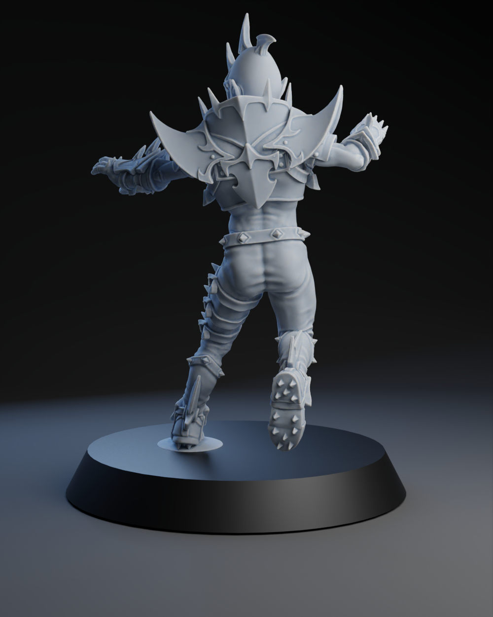 Dark Elves Team - Lineman 04 | Brutefun Miniatures | Resin