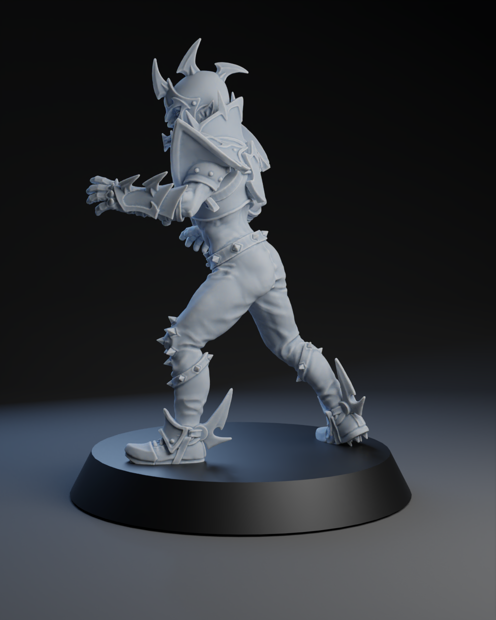 Dark Elves Team - Linemen (6 models) | Brutefun Miniatures | Resin
