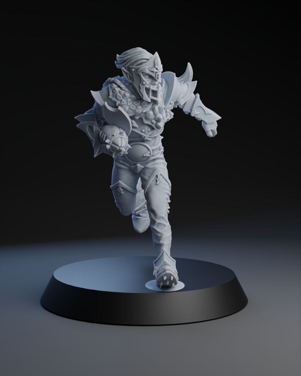 Dark Elves Team - Runner 01 | Brutefun Miniatures | Resin